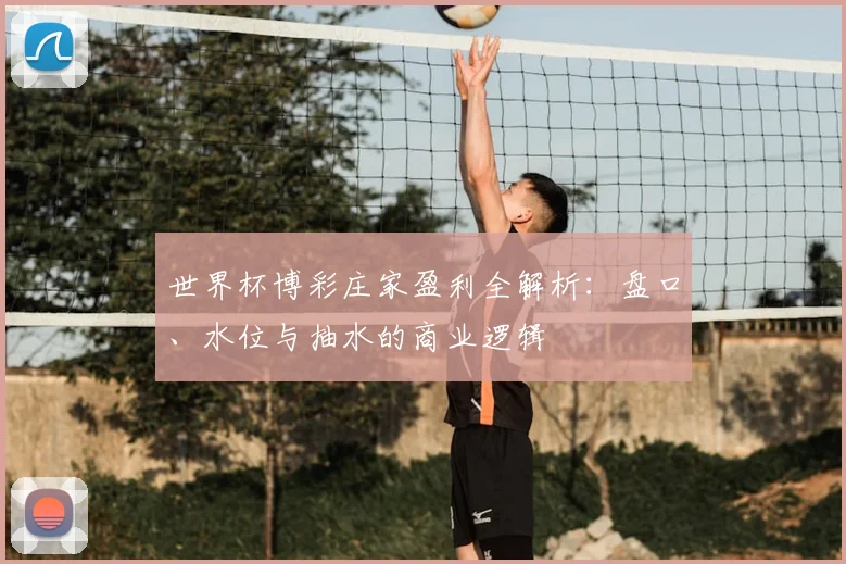 世界杯博彩庄家盈利全解析:盘口、水位与抽水的商业逻辑