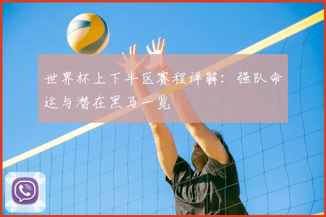 世界杯上下半区赛程详解：强队命运与潜在黑马一览